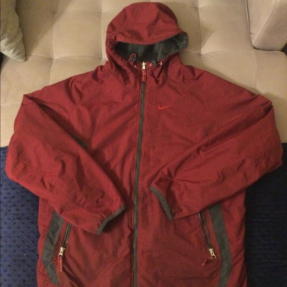 Red Nike Winter Jacket